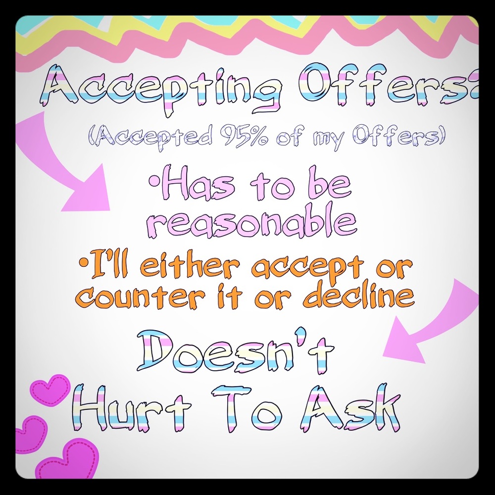 SEND ME A OFFER❤️